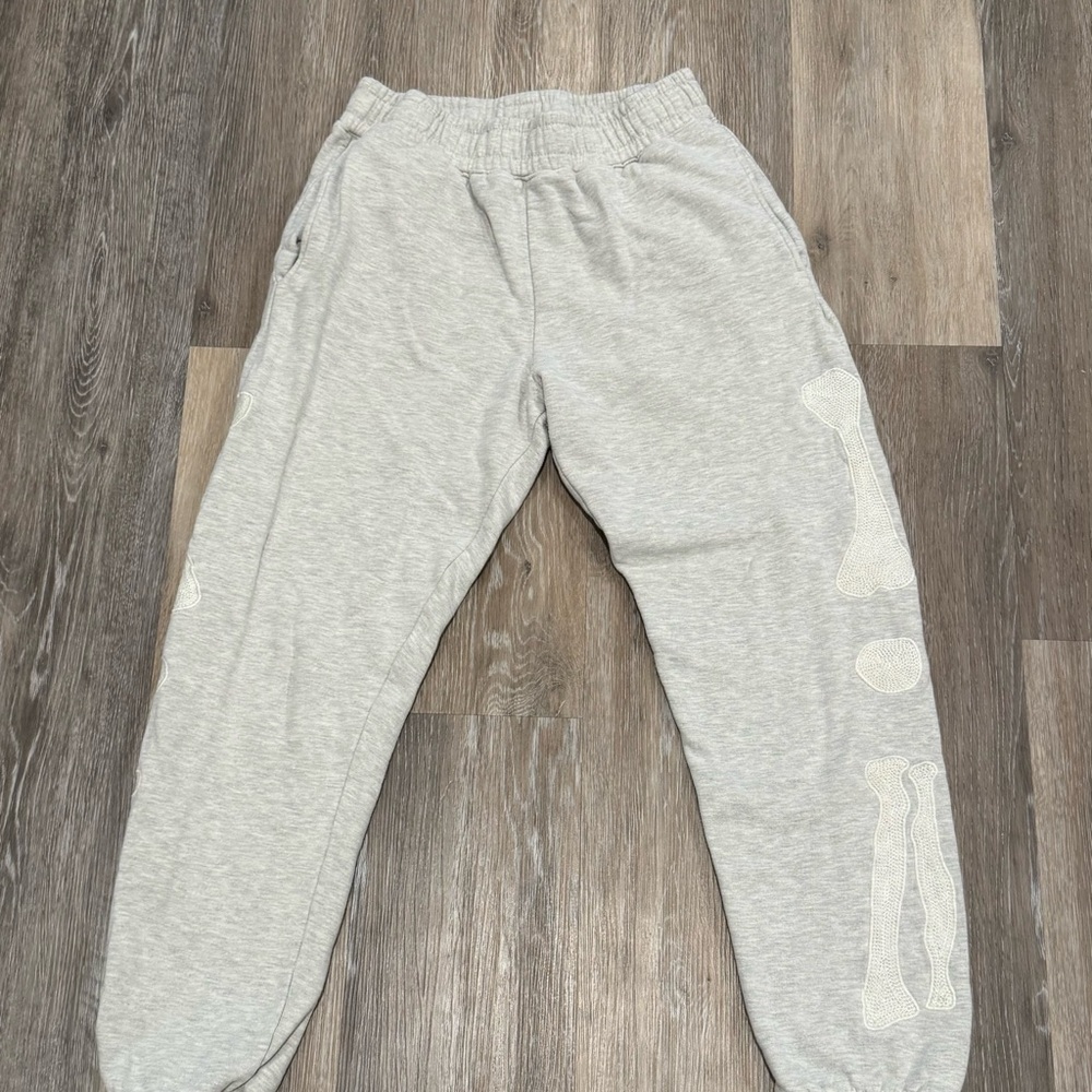 MMNL Grey Skeleton Sweatpants